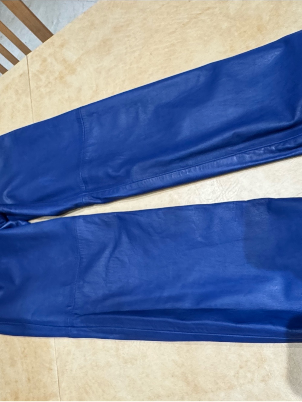 PRICE DROP: SIENA STUDIO, 8, lined NAVY/ROYAL BLUE LAMBSKIN LEATHER pants